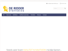 Tablet Screenshot of deridderstoffering.nl